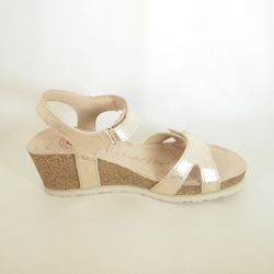Sandalias Panama Jack Julia Shine Oro