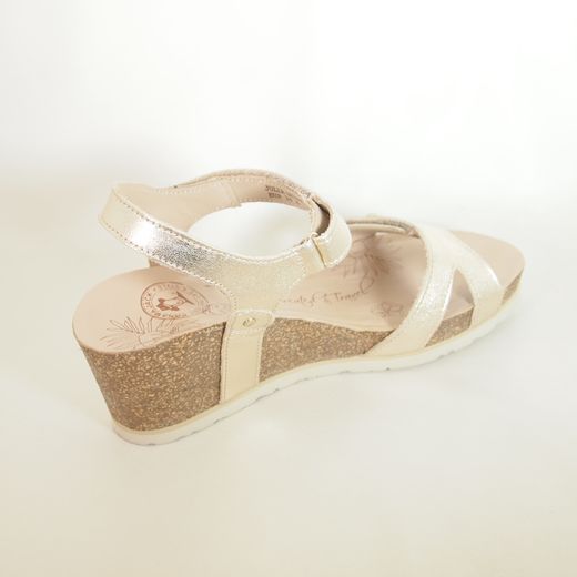 Sandalias Panama Jack Julia Shine Oro
