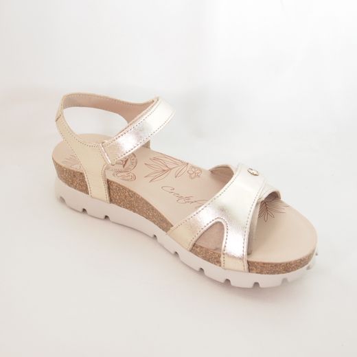 Sandalias Panama Jack Sulia Shine B3 Oro