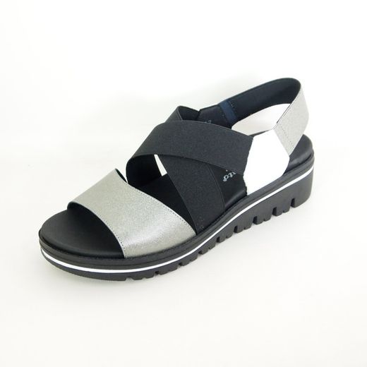 Sandalias Piesanto 220787 Acero-Blanco