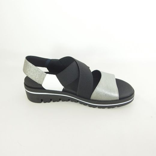 Sandalias Piesanto 220787 Acero-Blanco