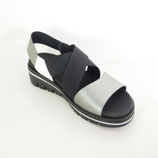 Sandalias Piesanto 220787 Acero-Blanco