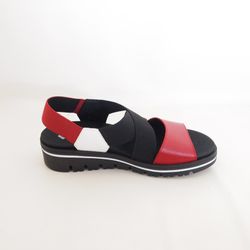 Sandalias Piesanto 220787 Rojo-Blanco-Negro