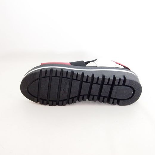 Sandalias Piesanto 220787 Rojo-Blanco-Negro