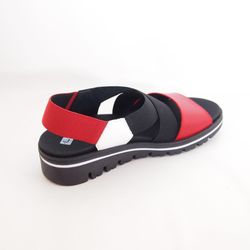 Sandalias Piesanto 220787 Rojo-Blanco-Negro