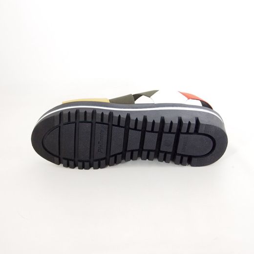 Sandalias Piesanto 230787 Curry-Blanco