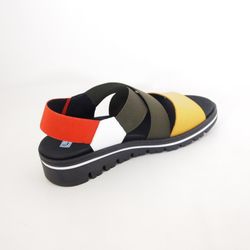 Sandalias Piesanto 230787 Curry-Blanco