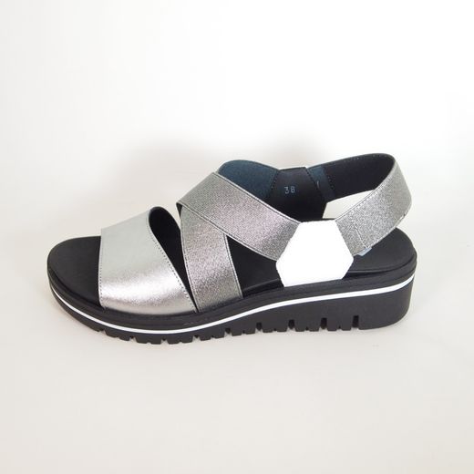 Sandalias Piesanto 250787 Acero-Blanco
