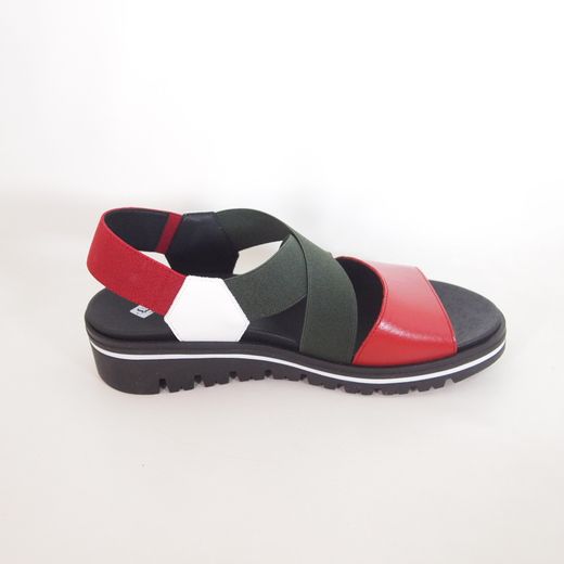 Sandalias Piesanto 260787-06 Cereza-Blanco
