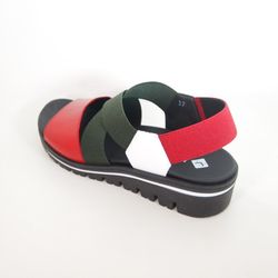 Sandalias Piesanto 260787-06 Cereza-Blanco