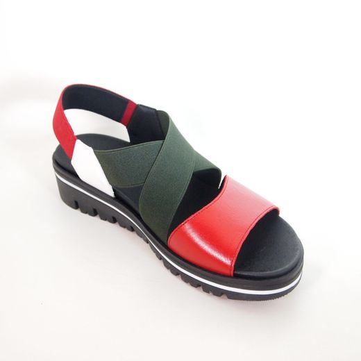 Sandalias Piesanto 260787-06 Cereza-Blanco