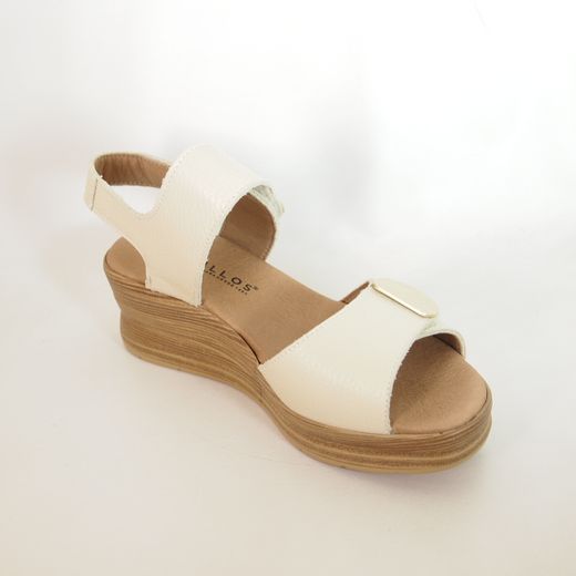 Sandalias Pitillos 11054 Crema