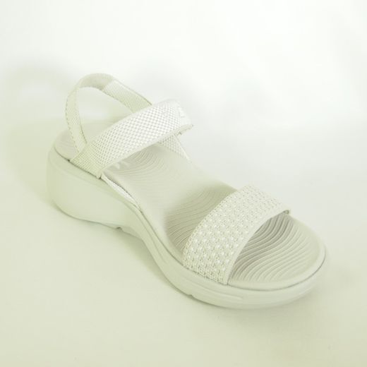 Sandalias Skechers 140264 Go Walk Arch Fit Sandal Polished Beige
