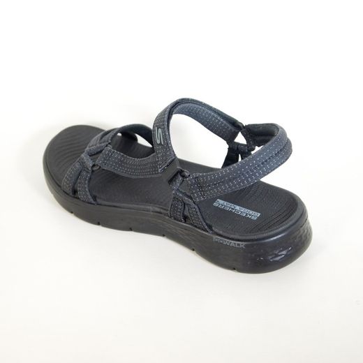 Sandalias Skechers 141451 Go Walk Flex Sandal Sublime Negro