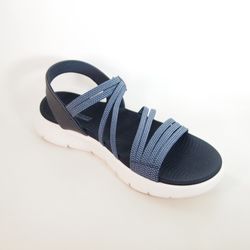 Sandalias Skechers 141473 Go walk Flex Sandal Emma Azul