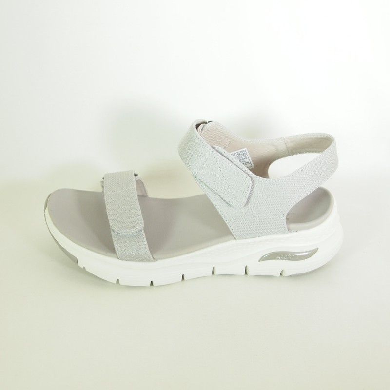 Sandalias Skechers Arch Fit Touristy 119247 Taupe plana