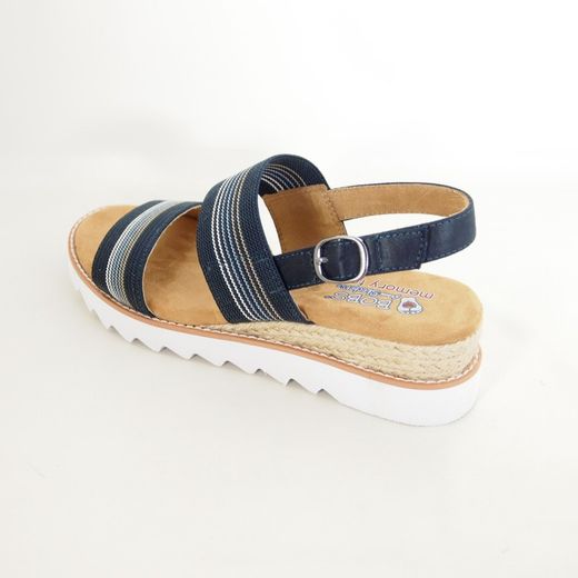 Sandalias Skechers Desert Kii Hi Tea Time 113863 Azul