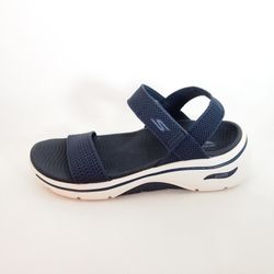 Sandalias Skechers Go Walk Arch Fit Annie 140874 Azul