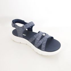 Sandalias Skechers Go Walk Flex Sandal Sunshine 141450 Azul