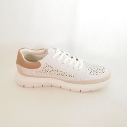 Sneaker mujer Amarpies AHI30061 Beige