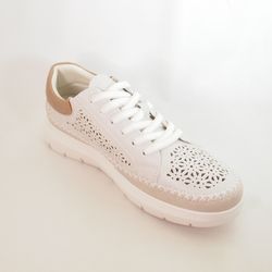 Sneaker mujer Amarpies AHI30061 Beige