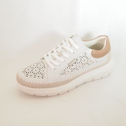 Sneaker mujer Amarpies AHI30061 Beige