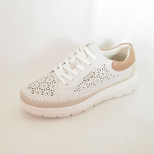 Sneaker mujer Amarpies AHI30061 Beige