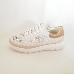 Sneaker mujer Amarpies AHI30061 Beige