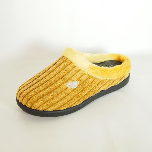 Zapatilla casa roal R12025 mostaza