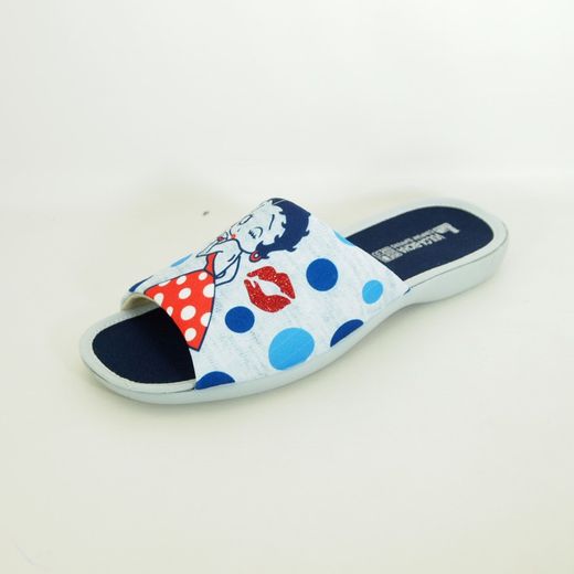 Zapatilla casa Vulca-Bicha 1911 Azul-Perla