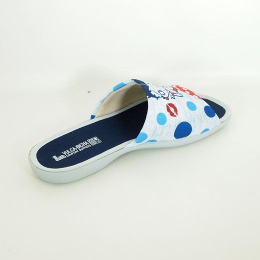 Zapatilla casa Vulca-Bicha 1911 Azul-Perla