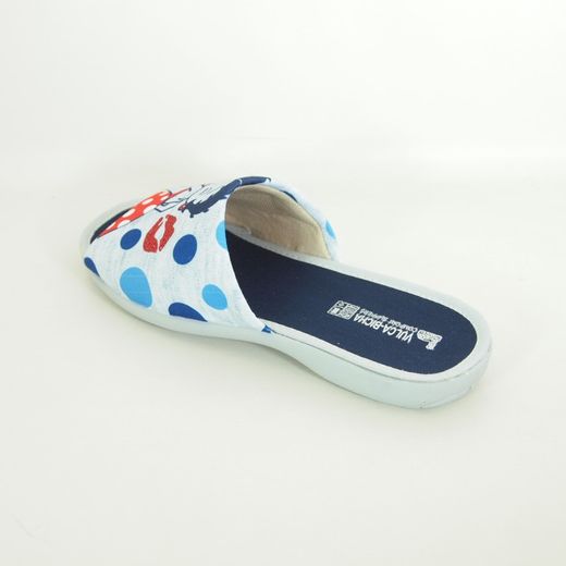 Zapatilla casa Vulca-Bicha 1911 Azul-Perla