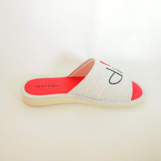 Zapatilla de casa Garzón P416-119 Perla-Coral