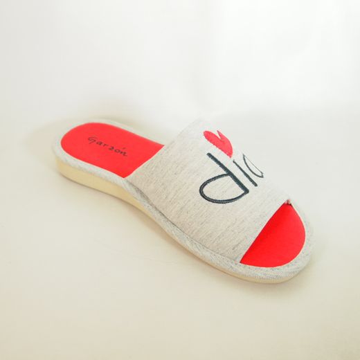 Zapatilla de casa Garzón P416-119 Perla-Coral