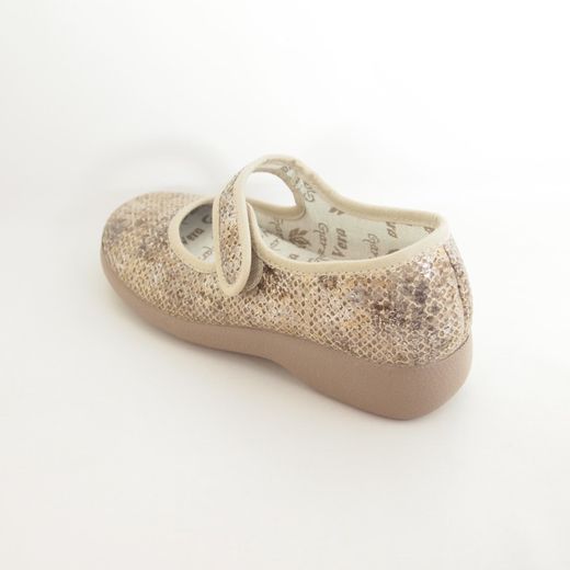 Zapatillas ancho especial Garzón 3065-168 Beige
