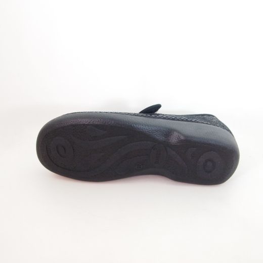 Zapatillas ancho especial Garzón 3065-168 Negro