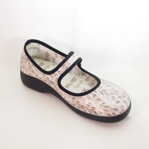 Zapatillas ancho especial Garzón 3065-196 Negro