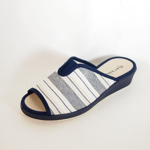 Zapatillas de casa estampadas Garzón 1890-080 Marino