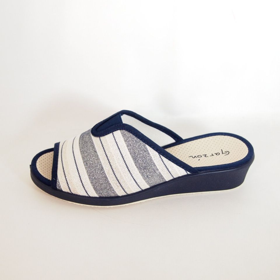 Zapatillas de casa estampadas Garzón 1890-080 Marino 35