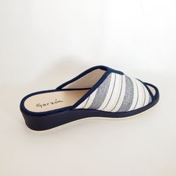 Zapatillas de casa estampadas Garzón 1890-080 Marino