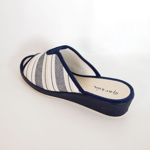 Zapatillas de casa estampadas Garzón 1890-080 Marino
