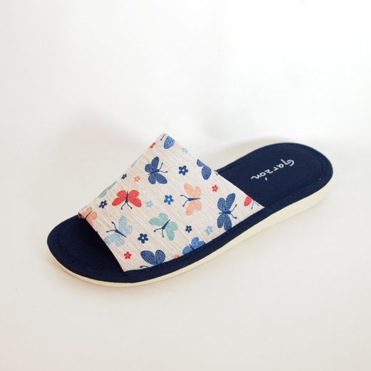 Zapatillas de casa estampadas Garzón P400-207 Marino