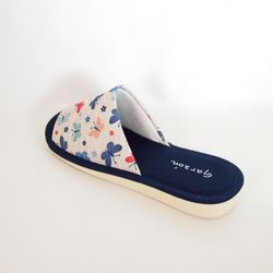 Zapatillas de casa estampadas Garzón P400-207 Marino