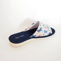 Zapatillas de casa estampadas Garzón P400-207 Marino