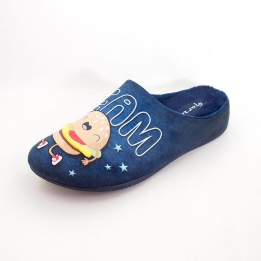 Zapatillas de casa Garzón 16310-246 Azul