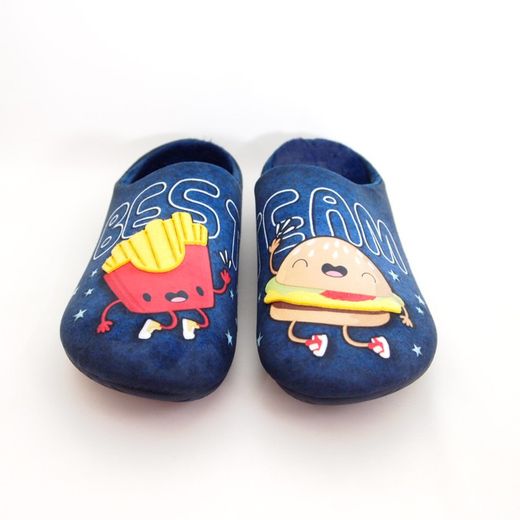 Zapatillas de casa Garzón 16310-246 Azul