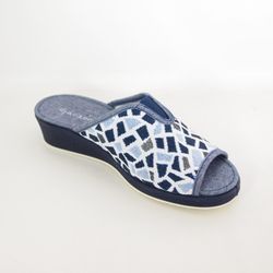 Zapatillas de casa Garzón 1890-196 Azul