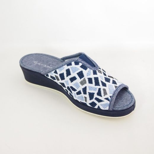 Zapatillas de casa Garzón 1890-196 Azul