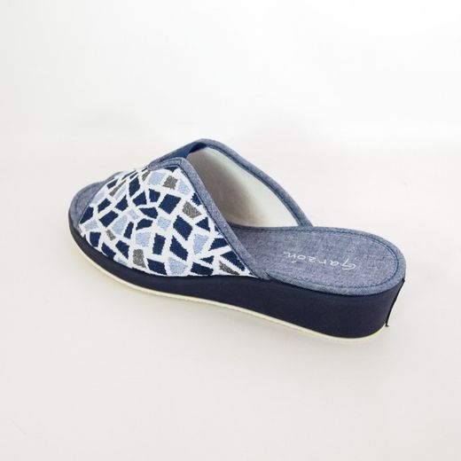 Zapatillas de casa Garzón 1890-196 Azul