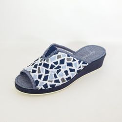 Zapatillas de casa Garzón 1890-196 Azul